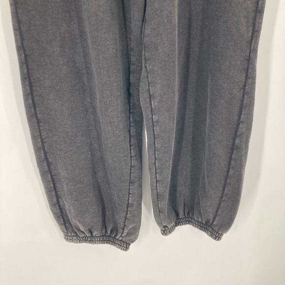 Free People All Star Joggers Black Stone Wash Logo NEW Medium - Picture 7 of 15